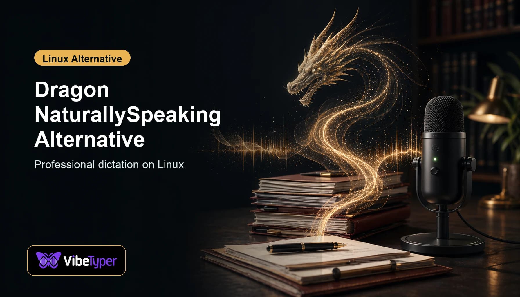 Best Dragon NaturallySpeaking Alternative for Linux (2026): Vibe Typer vs Dragon NaturallySpeaking