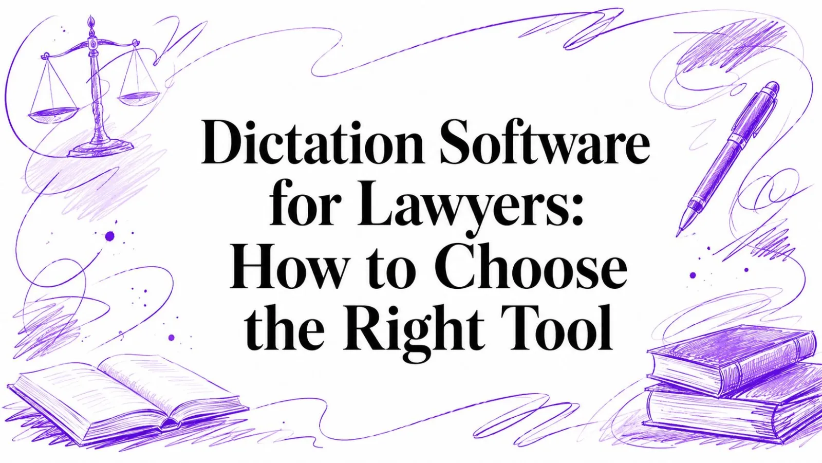 Dictation Software for Lawyers: How to Choose the Right Tool