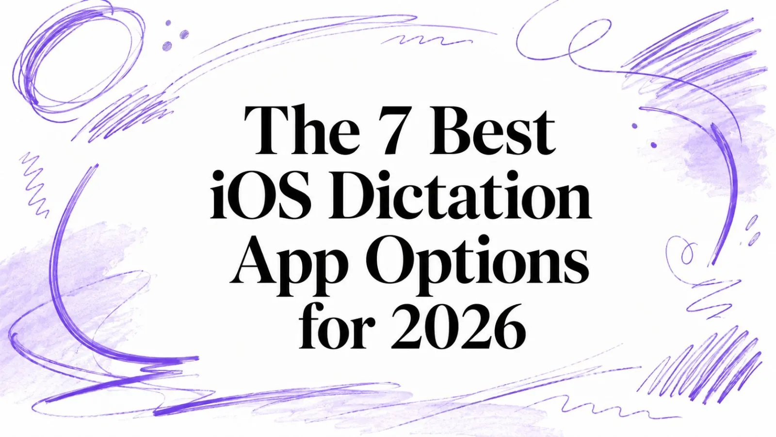 The 7 Best iOS Dictation App Options for 2026