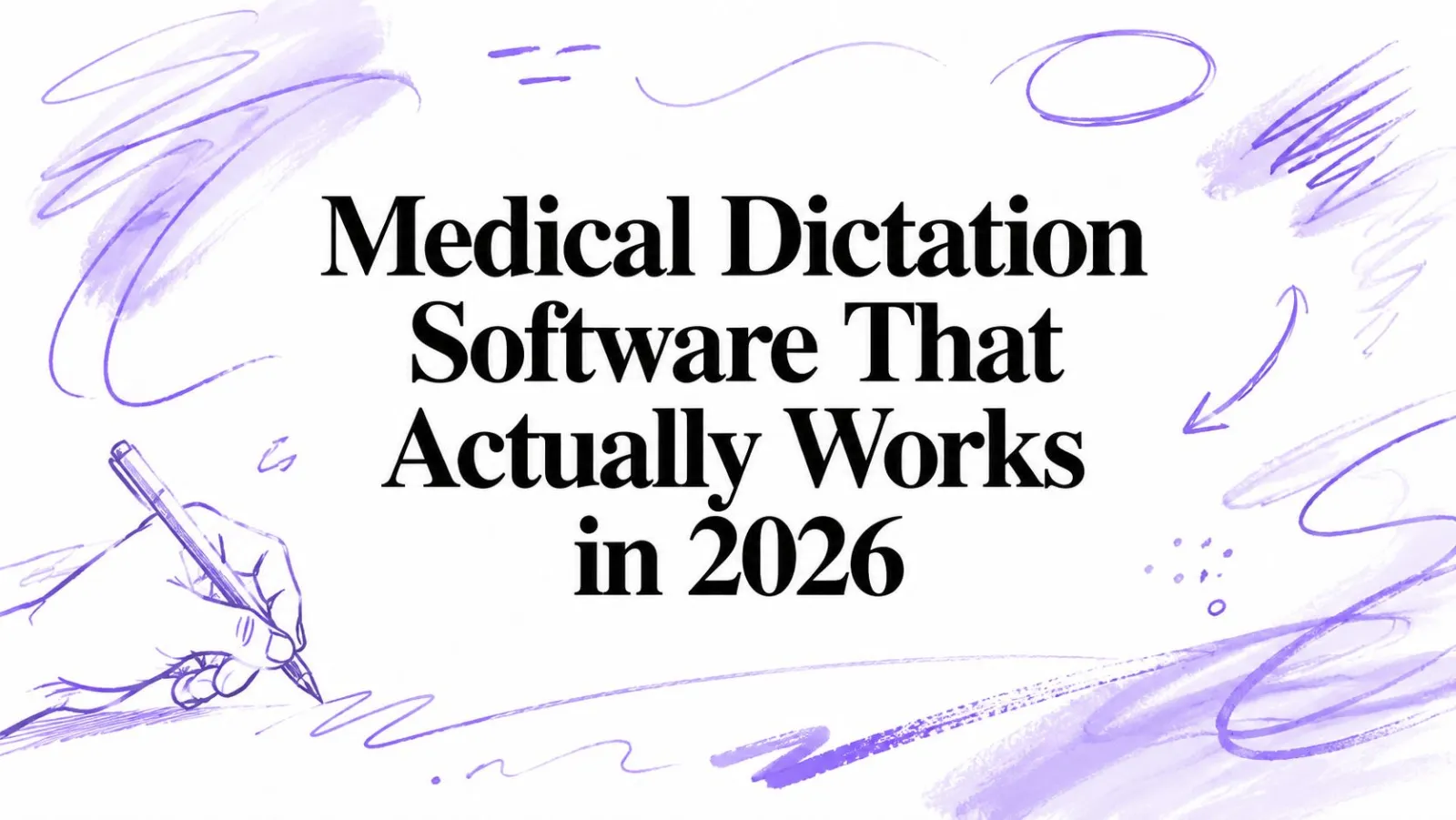 Medical Dictation Software That Actually Works in 2026