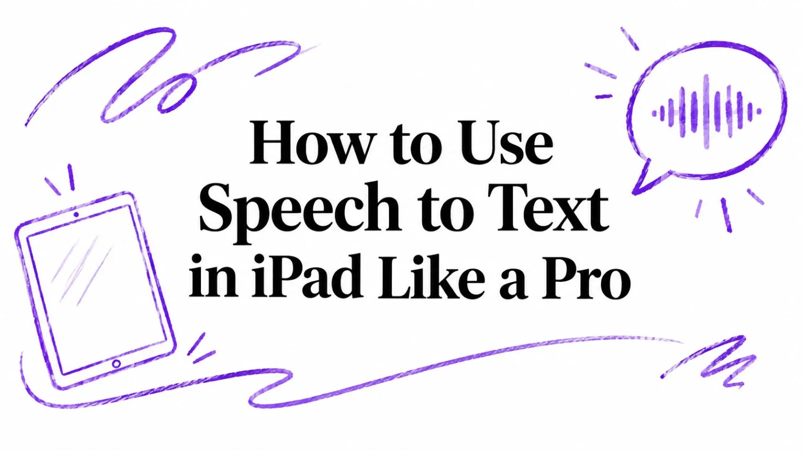 How to Use Speech to Text in iPad Like a Pro