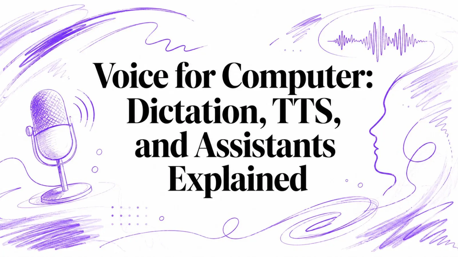 Voice for Computer: Dictation, TTS, and Assistants Explained