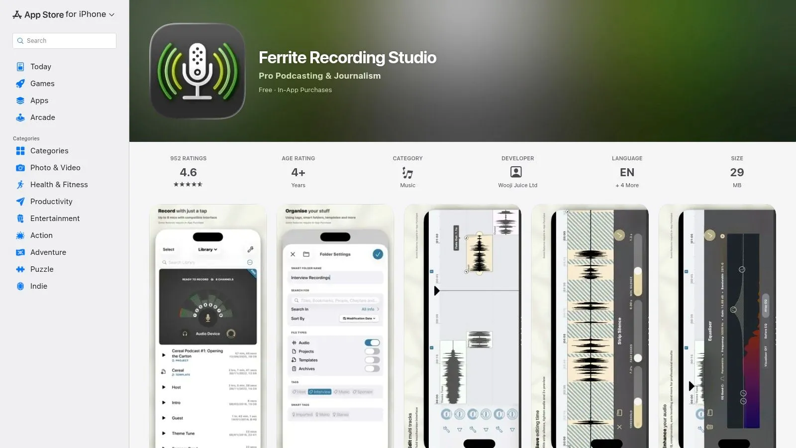 Ferrite Recording Studio (Wooji Juice)