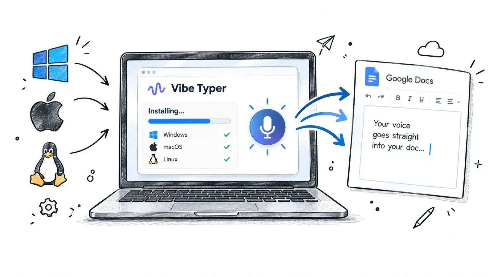 Screenshot from https://vibetyper.app/docs/vibe-typer-google-docs-setup.png